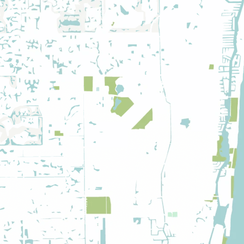Map graphic of Boca Raton, FL