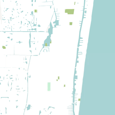 Map graphic of Delray Beach, FL