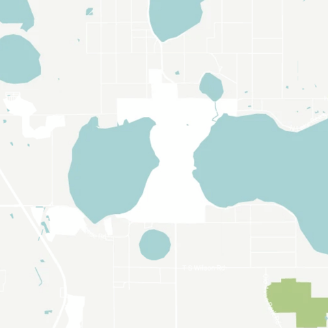 Map graphic of Frostproof, FL