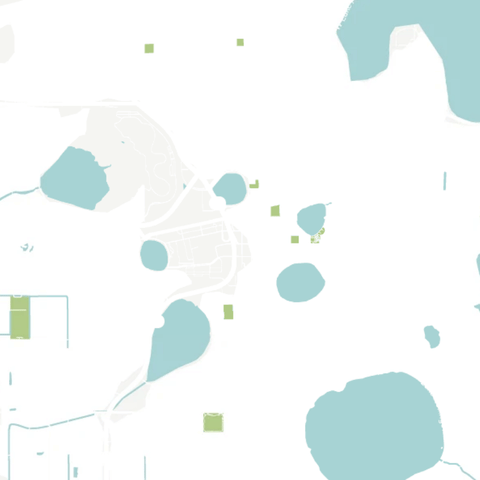Map graphic of Lakeland, FL