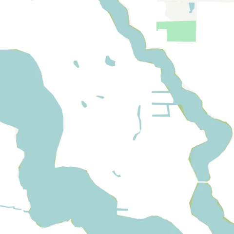 Map graphic of Tequesta, FL