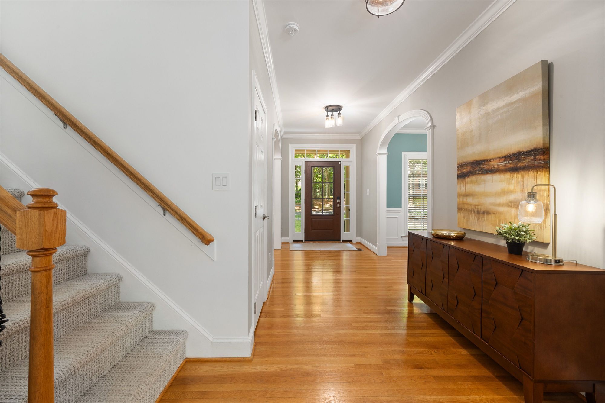 entryway-staircase-wood-floors-stock